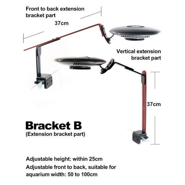 ZETLIGHT UFO F8 Pro Bracket B – Extension Bracket for Height Adjustment