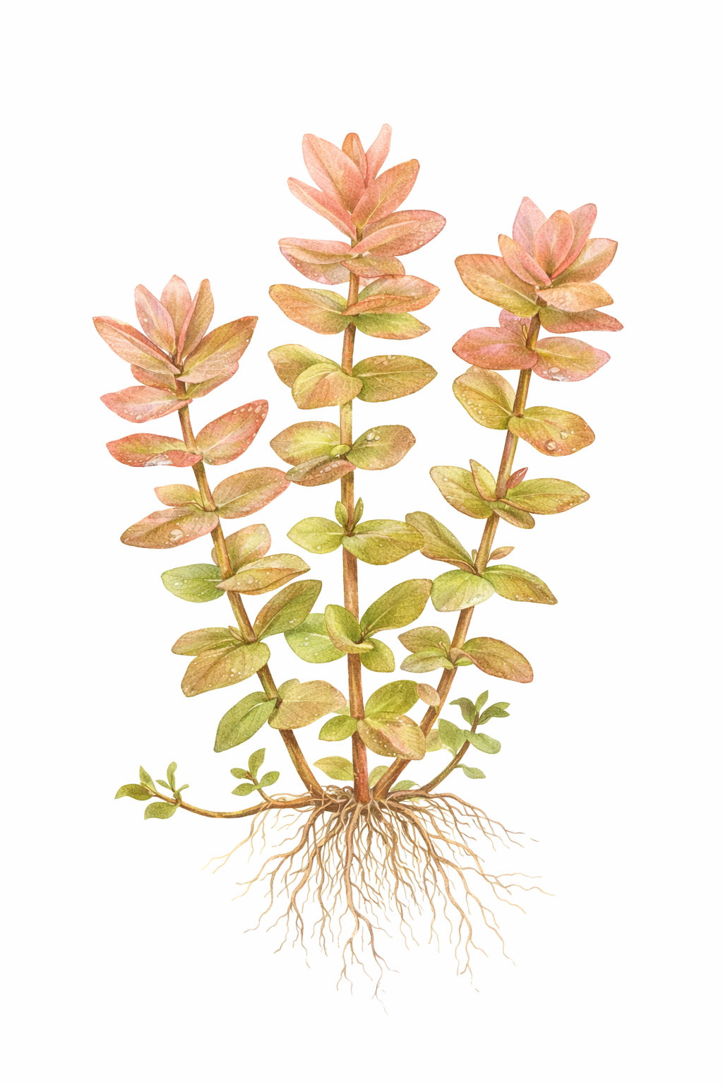 Bacopa caroliniana 'Colorata' - Immersed Potted Aquarium Plants – Aqua ...