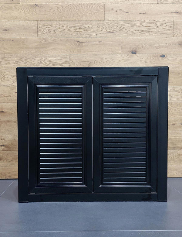 VIV Aluminium Aquarium Stand 120x60x80 Black (Shutter Doors)