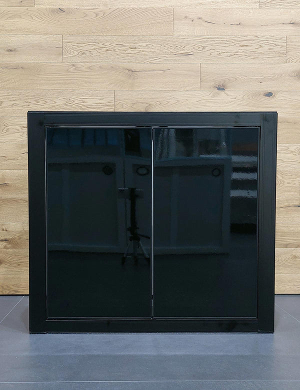 VIV Aluminium Aquarium Stand 150x50x80 Black (Flat Doors)