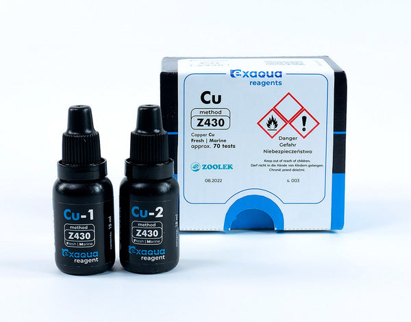 EXAQUA Copper Cu (Z430) - Fresh & Marine Water Test